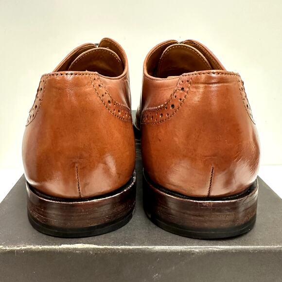VERY GOOD Grant Stone x J. Crew Ludlow Oxford Semi-Brogues Brown US 10.5 main image 5